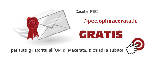 adesione pec gratuita OPI Macerata